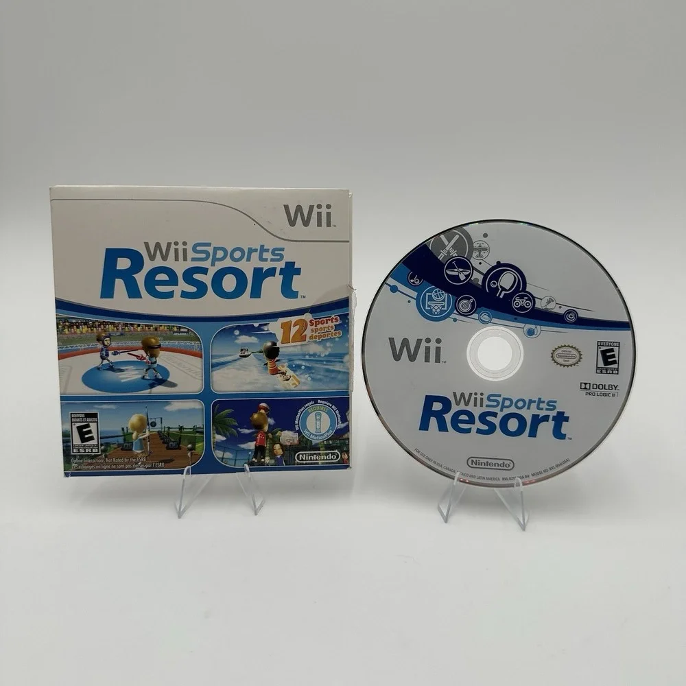 Nintendo Wii Sports Resort Nintendo Wii Slip Cover No Manual Tested Works